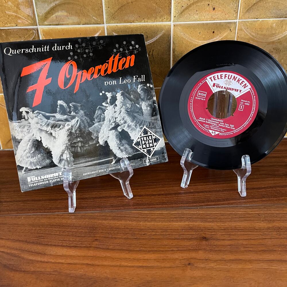 Querschnitt Durch 7 Operetten Von Leo Fall 7" 45rpm 1956 Telefunken UX 4682